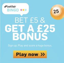 Betfair Bingo site