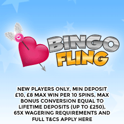Bingo Fling Big Bonus Bingo